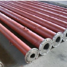 Basaltstahlrohr gegossen