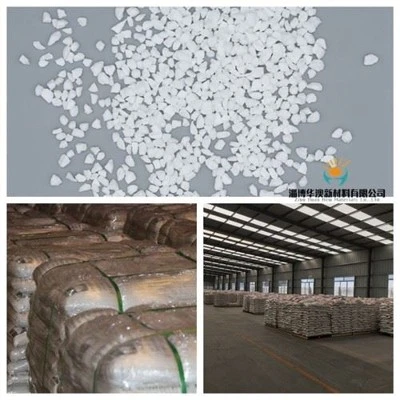 Weißes Tafelkorund 0-1 mm 1-3 mm 3-5/6 5-8/10 mm Tafelkorund